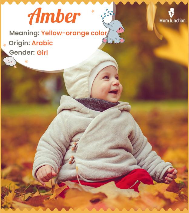 Amber Name Meaning, Origin, History, And Popularity_image