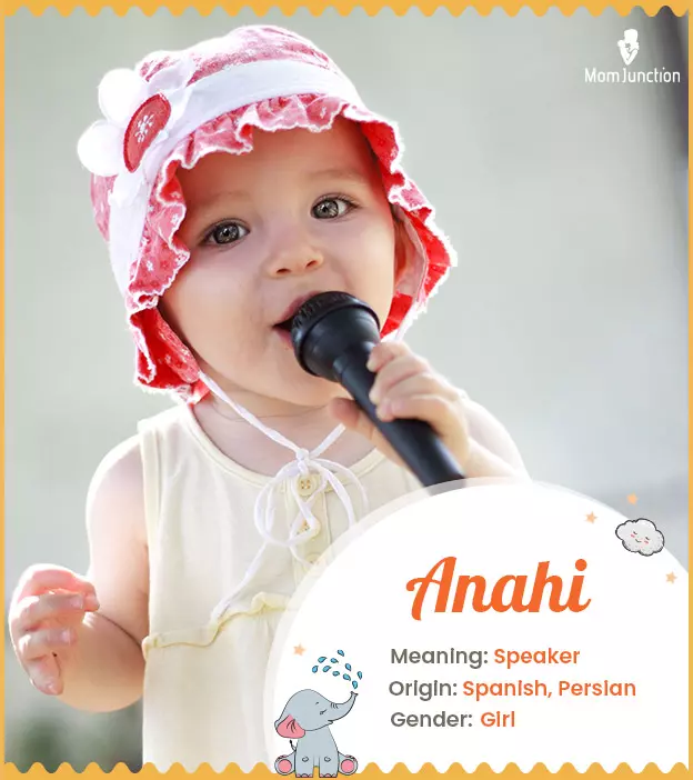 Anahi, who speaks beautifully