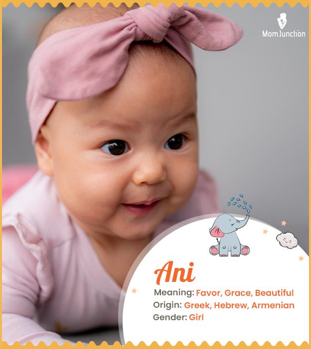 Ani, a girl name