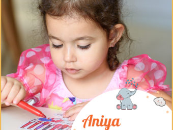 Aniya, meaning God favours.