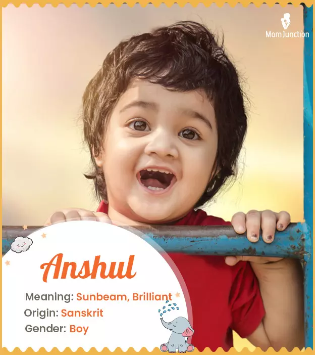 Anshul, meaning sunb