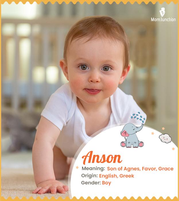 Anson Name Meaning, Origin, History, And Popularity_image