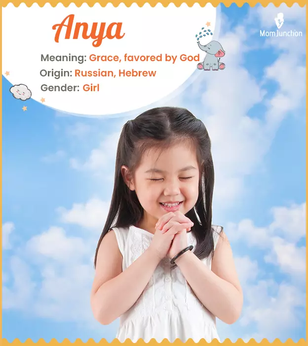 Anya, a graceful timeless name