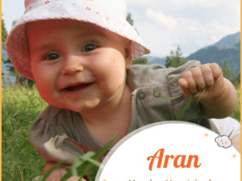 Aran means mountain of strength