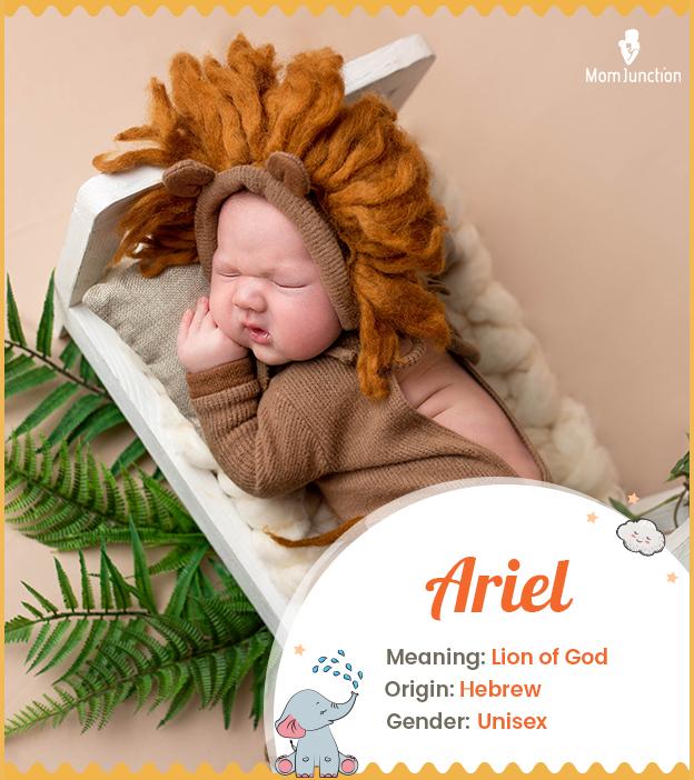 Ariel, a Hebrew name