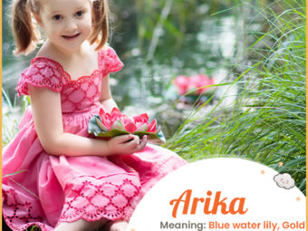 Arika, meaning blue water lily