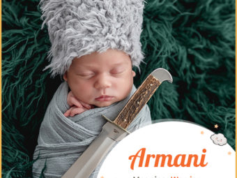 Armani, Italian name meaning the warrior