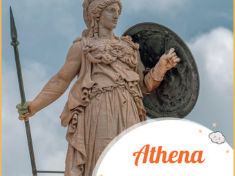 Athena is the Goddess of war and wisdom