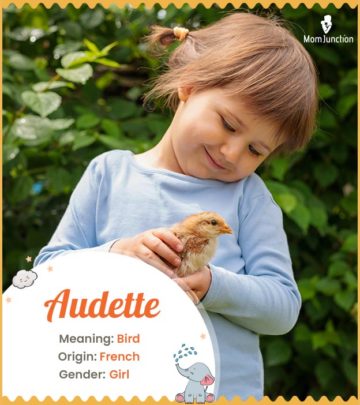 Audette, meaning bird