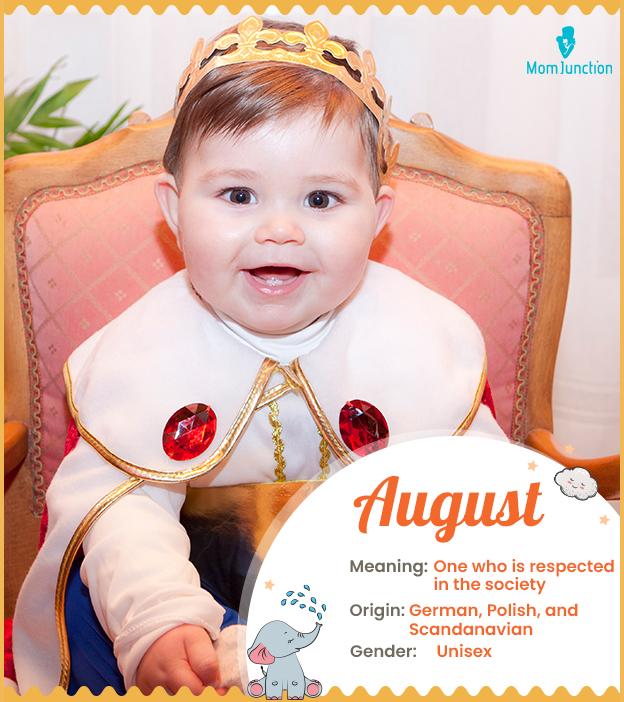 August Name Meaning, Origin, History, And Popularity