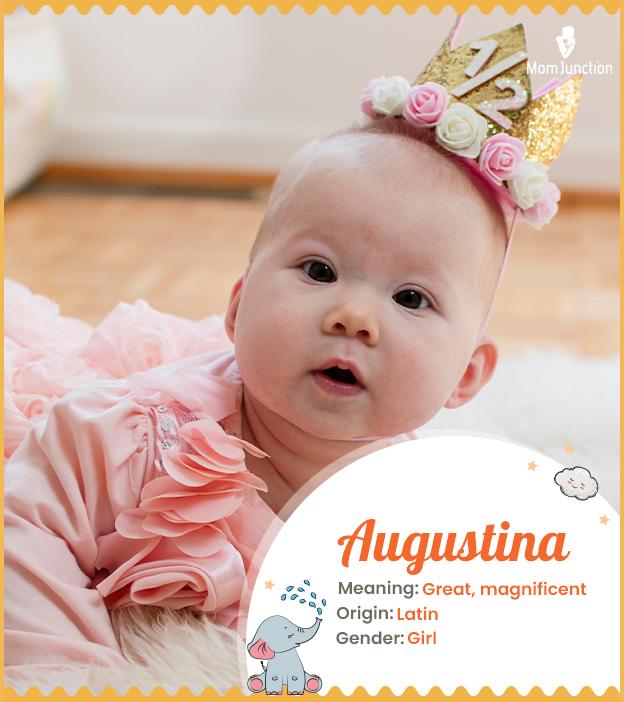 Augustina, meaning m