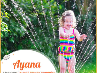 Ayana meaning a spring of water