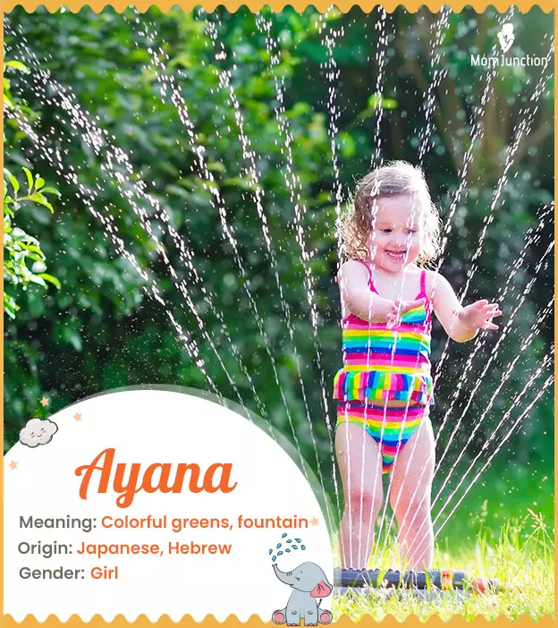 Ayana meaning a spri