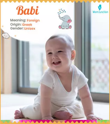 Origin, Meaning & Other Facts About Baby Name Babi_image