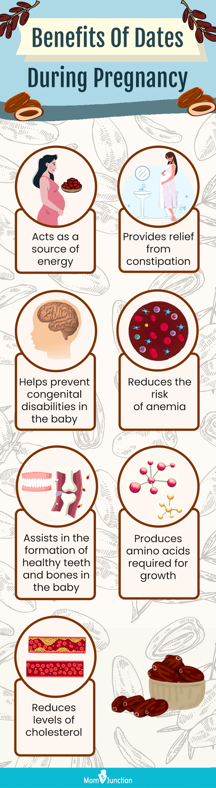 benefits of dates during pregnancy [infographic]