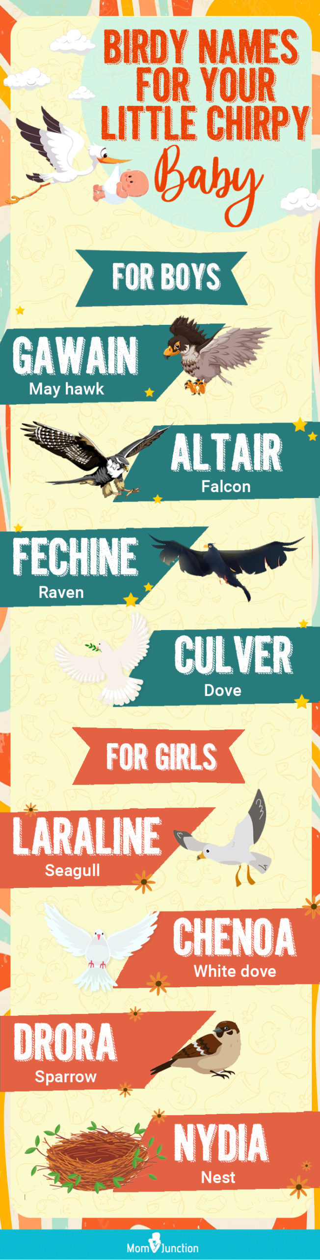 birdy names for your little chirpy baby (infographic)