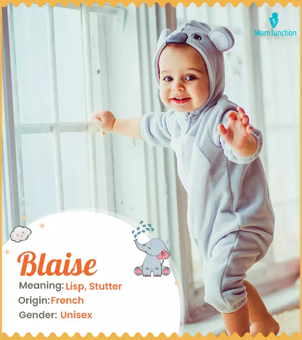 Blaise, a unisex nam