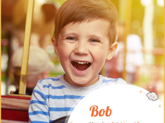 Bob, means bright and famous.