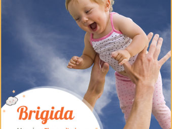 Brigida means the exalted one