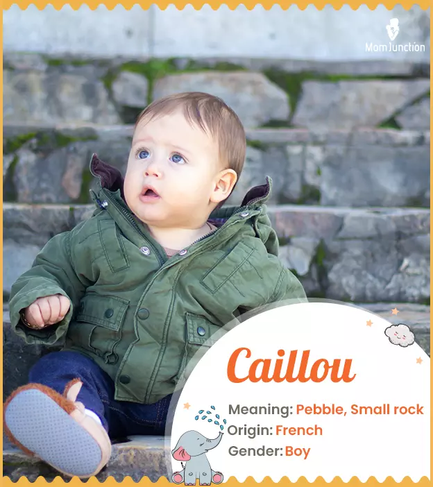 Caillou refers to a small rock or pebble