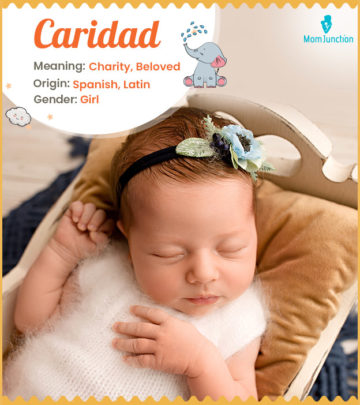 Caridad means beloved