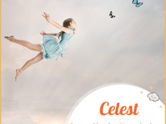 Celest means heavenly
