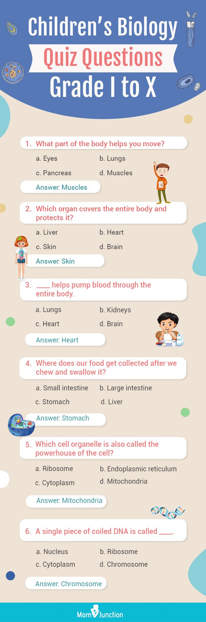 65 Science Quiz Questions For Kids With Answers Of Classes 1 to 10