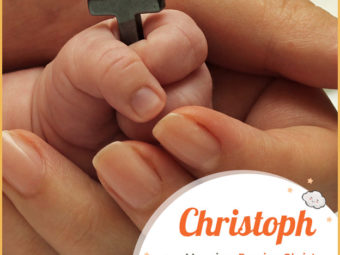 Christoph, meaning bearing Christ