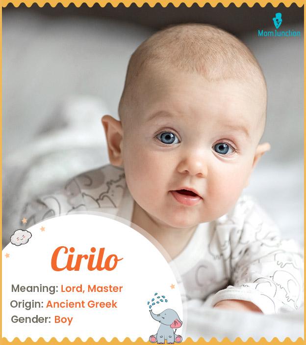 Cirilo Meaning, Origin, History, And Popularity_image