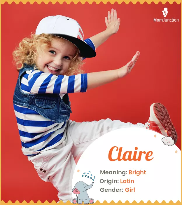 Claire Name, Meaning, Origin, History, And Popularity | MomJunction