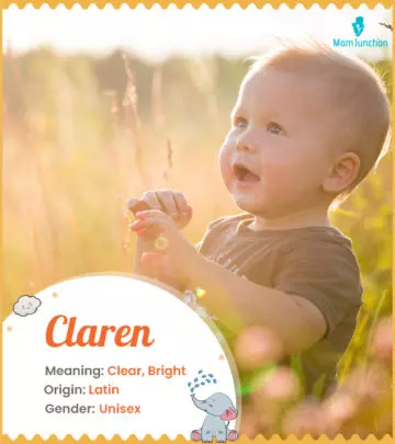 Claren: Meaning, Origin, Popularity | MomJunction