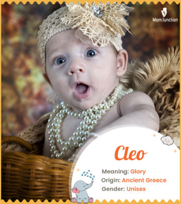 Cleo means glory and fame
