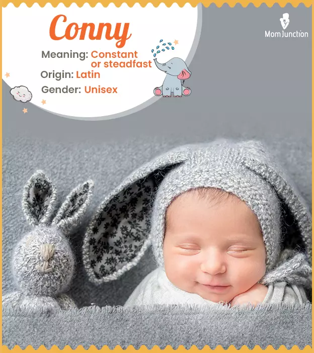 Conny, meaning const