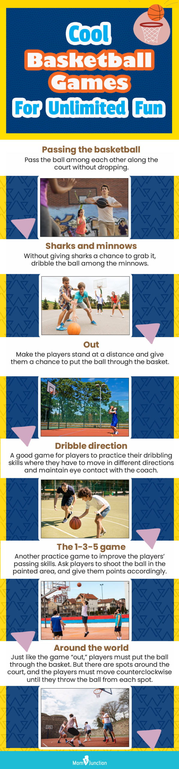 cool basketball games for unlimited fun (infographic)