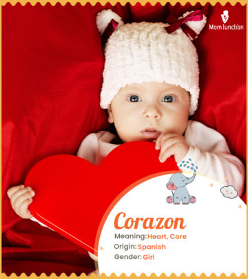 Corazon means heart