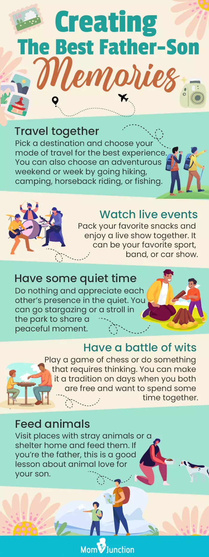creating the best father son memories (infographic)