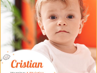 Cristian means a Christian