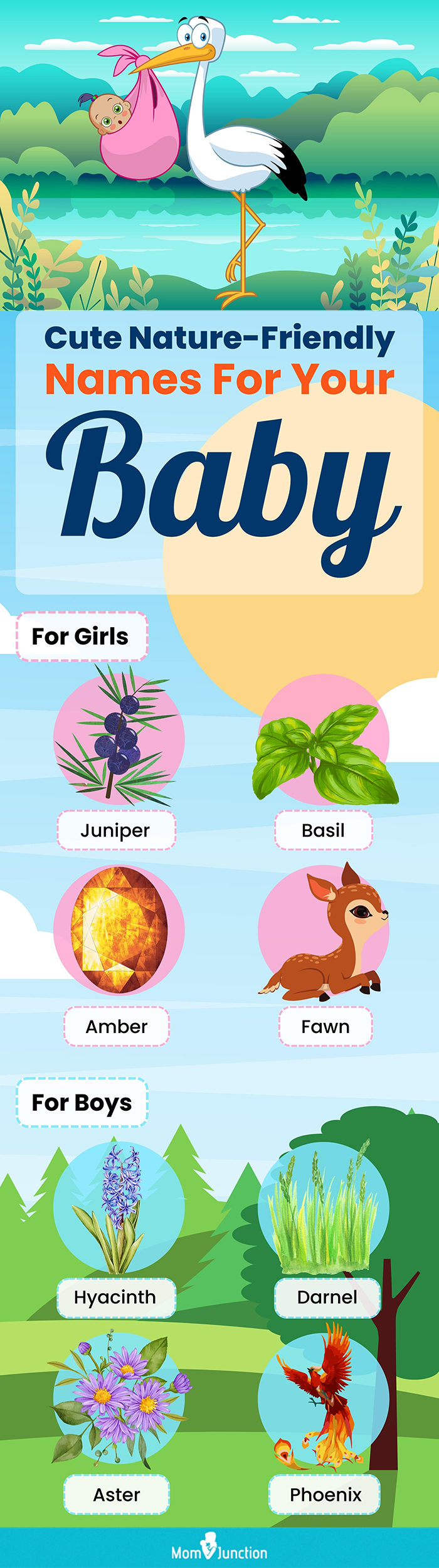 cute naturefriendly names for your baby (infographic)