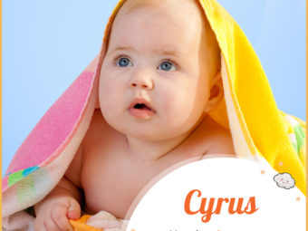Cyrus, a Persian name meaning Sun