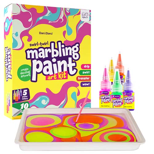 Dan&Darci Marbling Paint Art For Kids