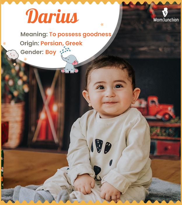 Darius Name Meaning, Origin, History, And Popularity_image