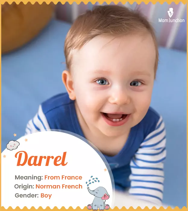 Darrel, a boy's name