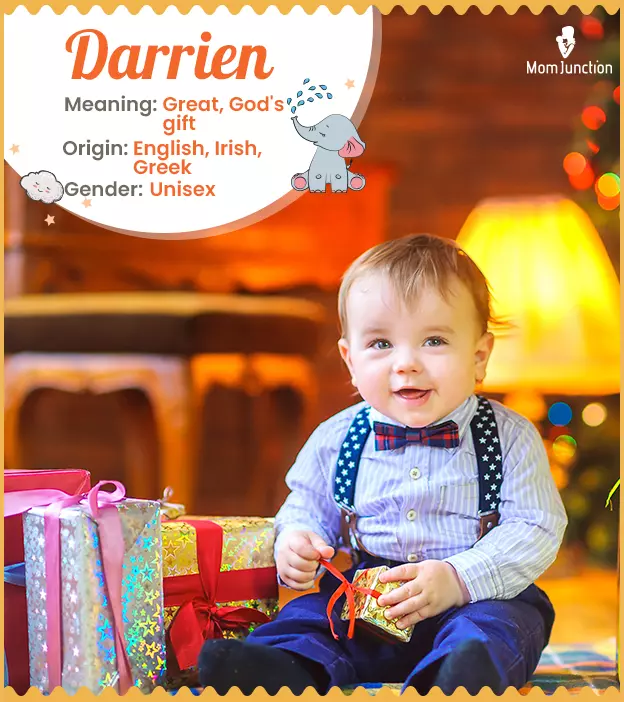 Explore Darrien: Meaning, Origin & Popularity | MomJunction