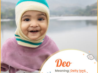 Deo means deity lord