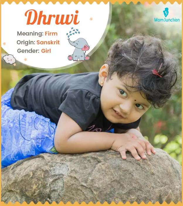 Dhruva, an Indian masculine name