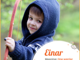 Einar, one who is valorous