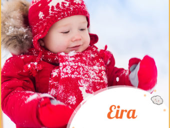 Eira means snow