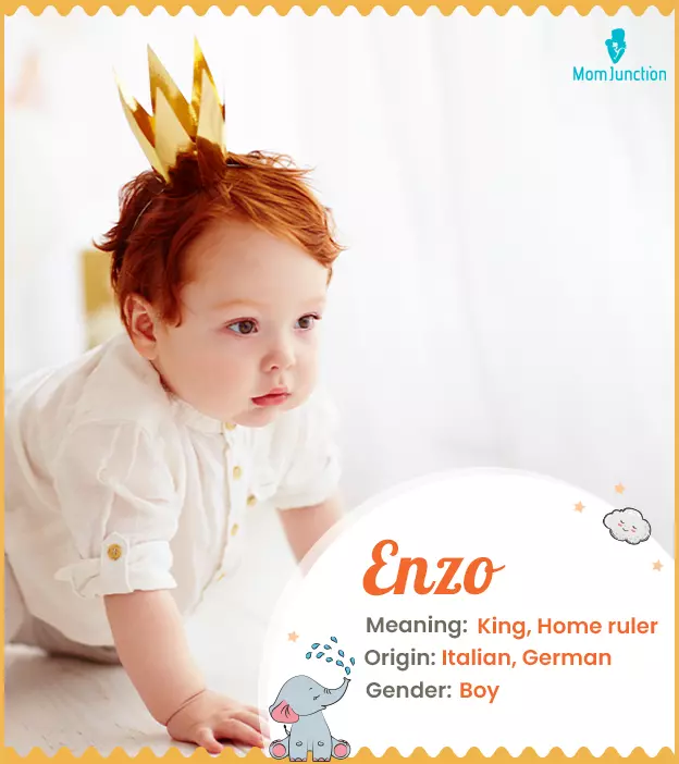 Enzo Name Meaning, Origin, History, And Popularity | MomJunction