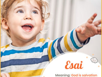 Esai, meaning God is salvation
