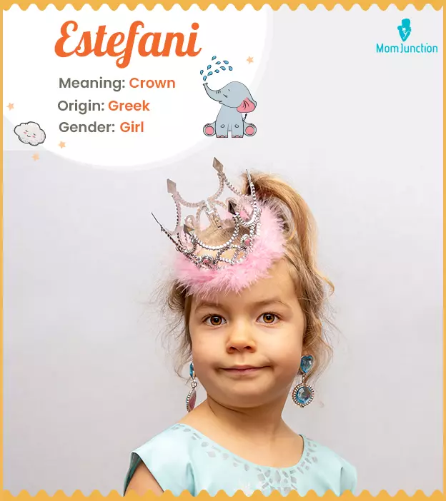 Estefania meaning crown